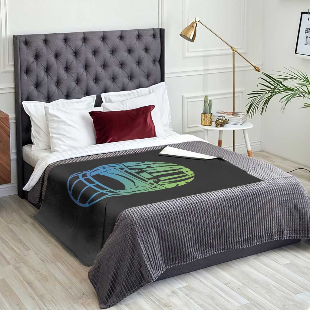 Seattle Northwest Fan Pride Throw Blanket Vintage Football Helmet Sports Graphic