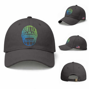 Seattle Northwest Fan Pride Baseball Cap Vintage Football Helmet Sports Graphic