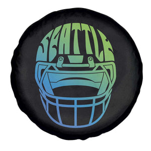 Seattle Northwest Fan Pride Spare Tire Cover Vintage Football Helmet Sports Graphic