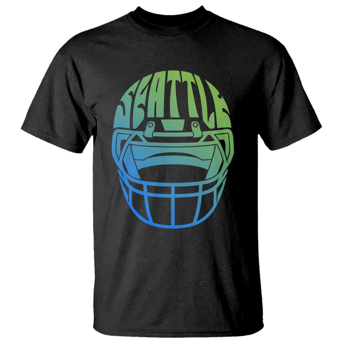 Seattle Northwest Fan Pride T Shirt Vintage Football Helmet Sports Graphic