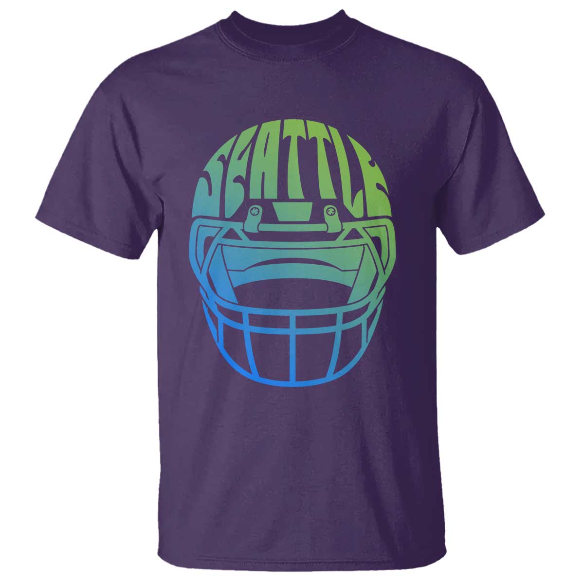 Seattle Northwest Fan Pride T Shirt Vintage Football Helmet Sports Graphic