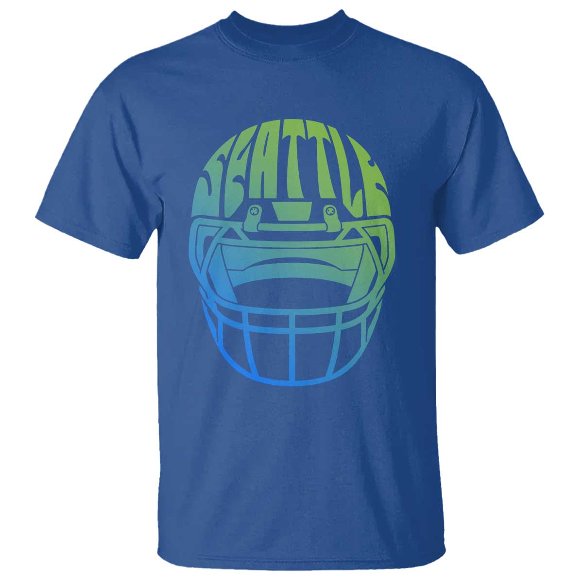Seattle Northwest Fan Pride T Shirt Vintage Football Helmet Sports Graphic