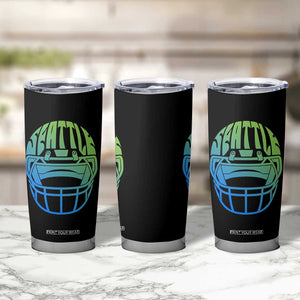Seattle Northwest Fan Pride Tumbler Cup Vintage Football Helmet Sports Graphic