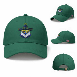 Sombrero Eagle With Neon Skyline Sunglasses Baseball Cap Emerald City Pride