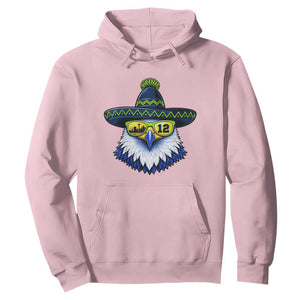 Sombrero Eagle With Neon Skyline Sunglasses Hoodie Emerald City Pride