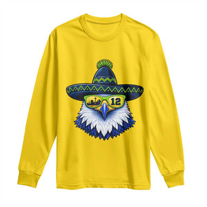 Sombrero Eagle With Neon Skyline Sunglasses Long Sleeve Shirt Emerald City Pride