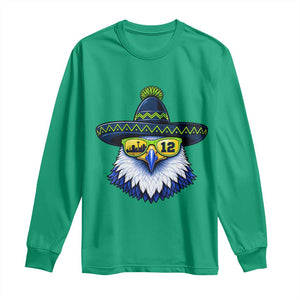 Sombrero Eagle With Neon Skyline Sunglasses Long Sleeve Shirt Emerald City Pride