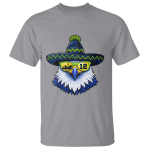 Sombrero Eagle With Neon Skyline Sunglasses T Shirt Emerald City Pride