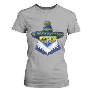 Sombrero Eagle With Neon Skyline Sunglasses T Shirt For Women Emerald City Pride