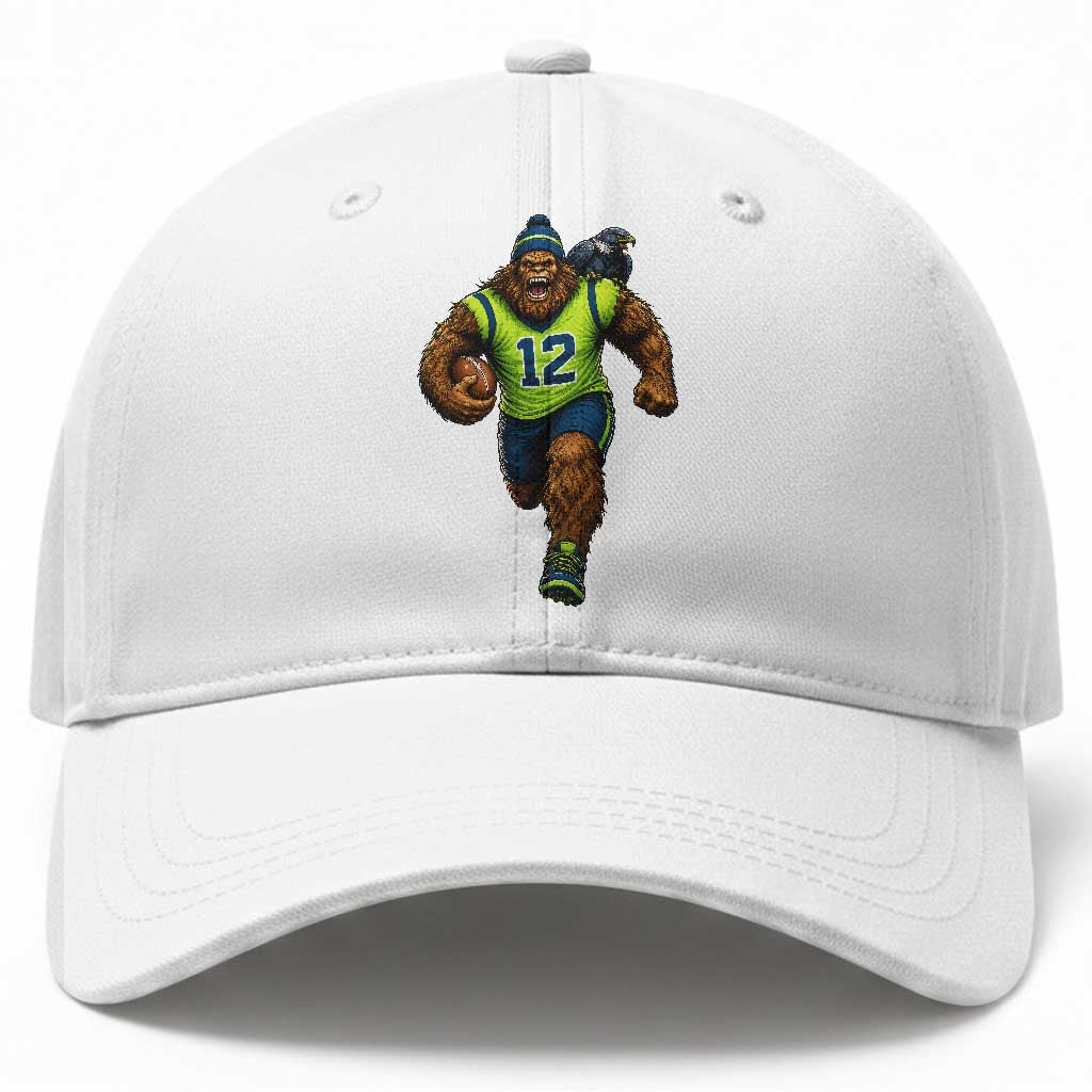 SeaSquatch Football Fan Baseball Cap Bigfoot Seattle Sports Pride Graphic TS12 Print Your Wear