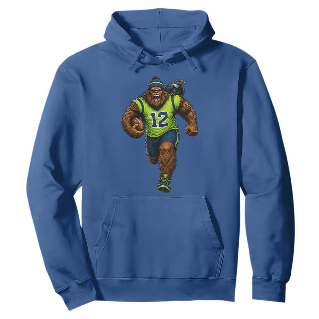 SeaSquatch Football Fan Hoodie Bigfoot Seattle Sports Pride Graphic