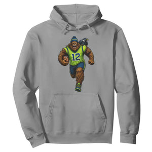 SeaSquatch Football Fan Hoodie Bigfoot Seattle Sports Pride Graphic