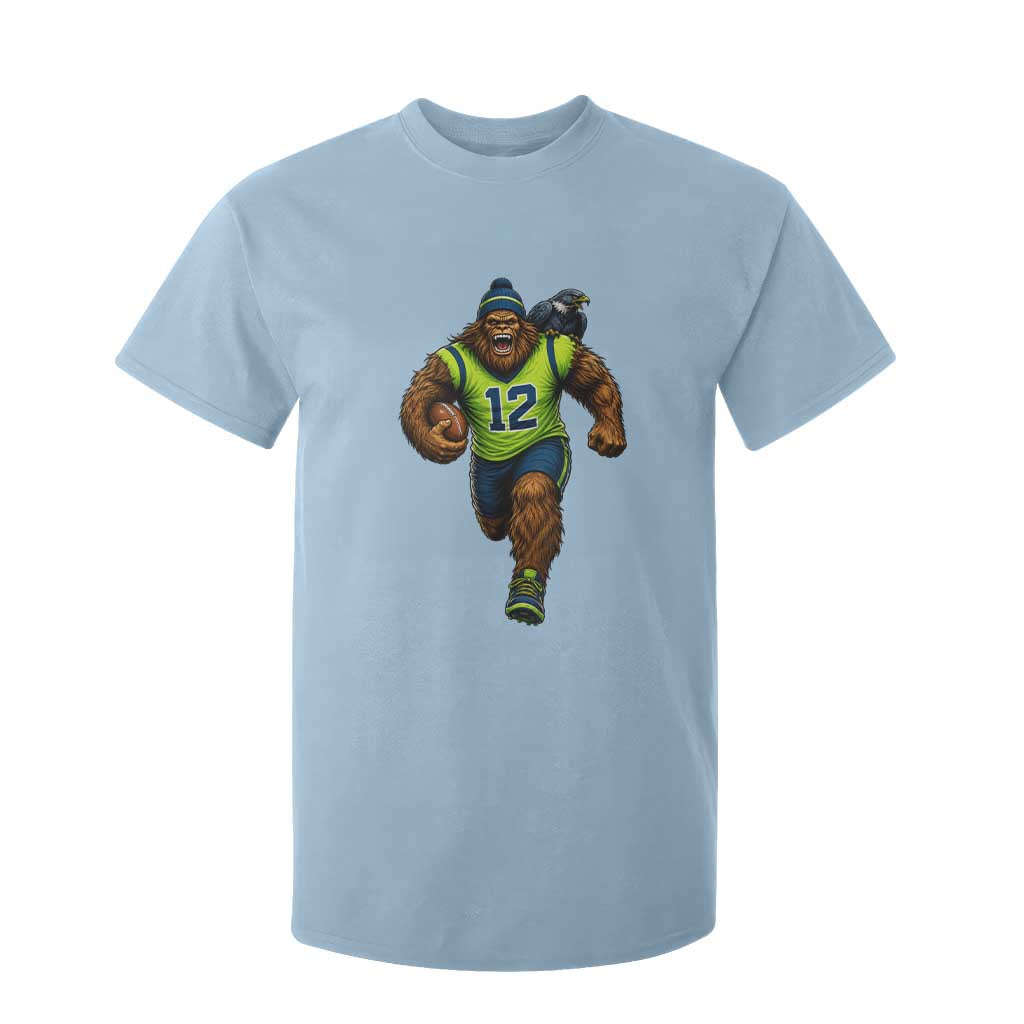 SeaSquatch Football Fan T Shirt For Kid Bigfoot Seattle Sports Pride Graphic