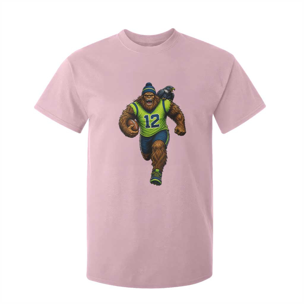 SeaSquatch Football Fan T Shirt For Kid Bigfoot Seattle Sports Pride Graphic