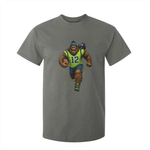 SeaSquatch Football Fan T Shirt For Kid Bigfoot Seattle Sports Pride Graphic