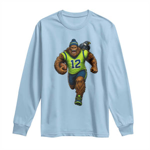 SeaSquatch Football Fan Long Sleeve Shirt Bigfoot Seattle Sports Pride Graphic