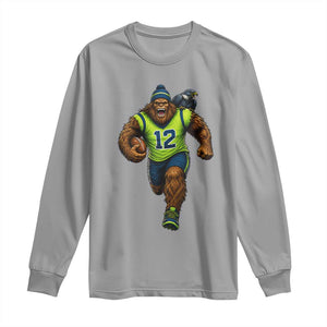 SeaSquatch Football Fan Long Sleeve Shirt Bigfoot Seattle Sports Pride Graphic