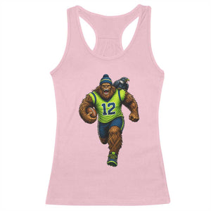 SeaSquatch Football Fan Racerback Tank Top Bigfoot Seattle Sports Pride Graphic