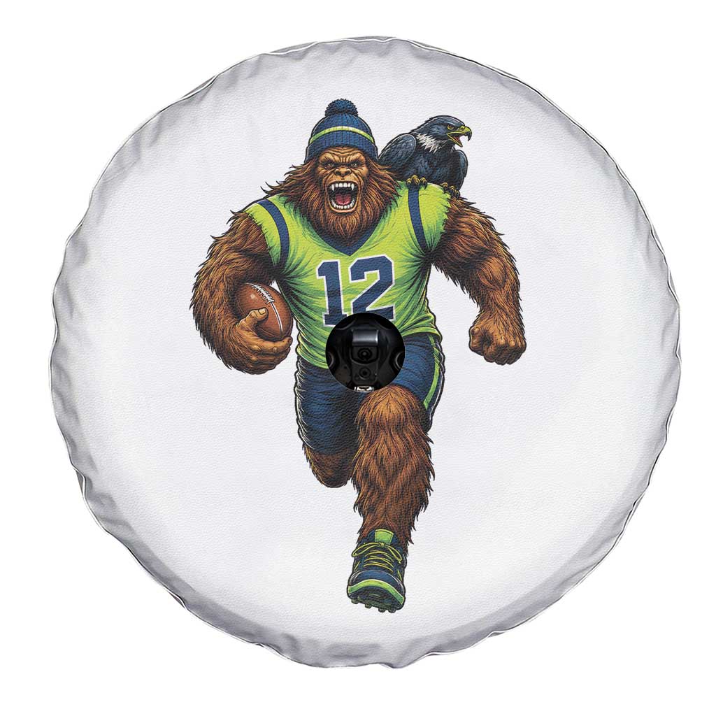 SeaSquatch Football Fan Spare Tire Cover Bigfoot Seattle Sports Pride Graphic
