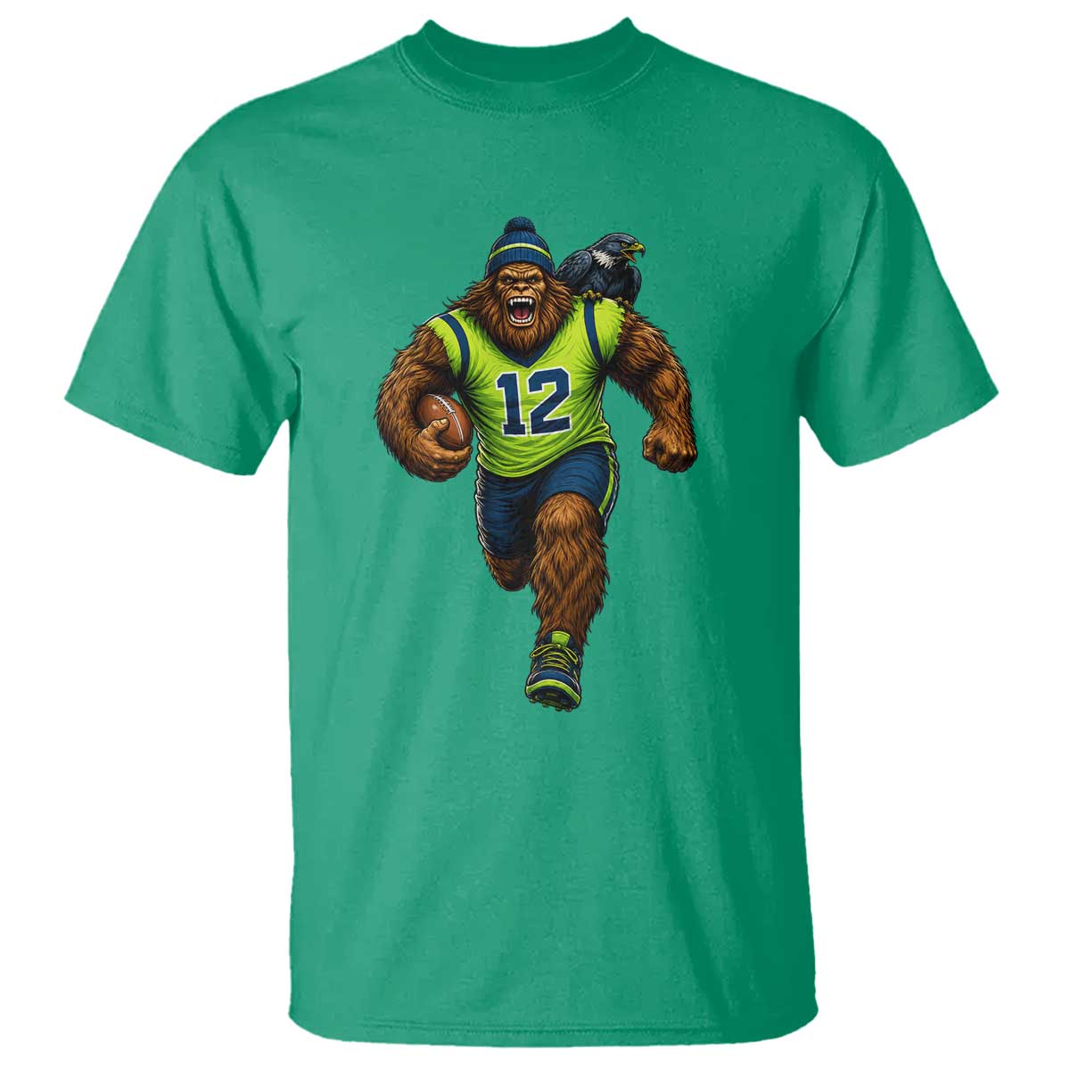SeaSquatch Football Fan T Shirt Bigfoot Seattle Sports Pride Graphic