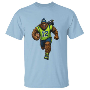 SeaSquatch Football Fan T Shirt Bigfoot Seattle Sports Pride Graphic