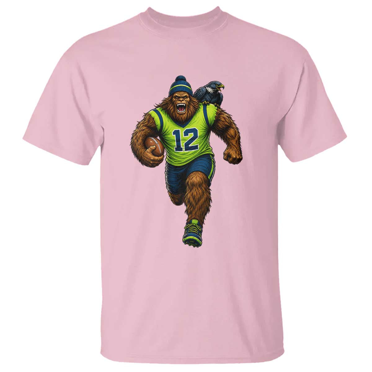 SeaSquatch Football Fan T Shirt Bigfoot Seattle Sports Pride Graphic