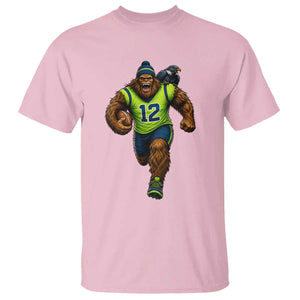 SeaSquatch Football Fan T Shirt Bigfoot Seattle Sports Pride Graphic