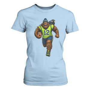 SeaSquatch Football Fan T Shirt For Women Bigfoot Seattle Sports Pride Graphic