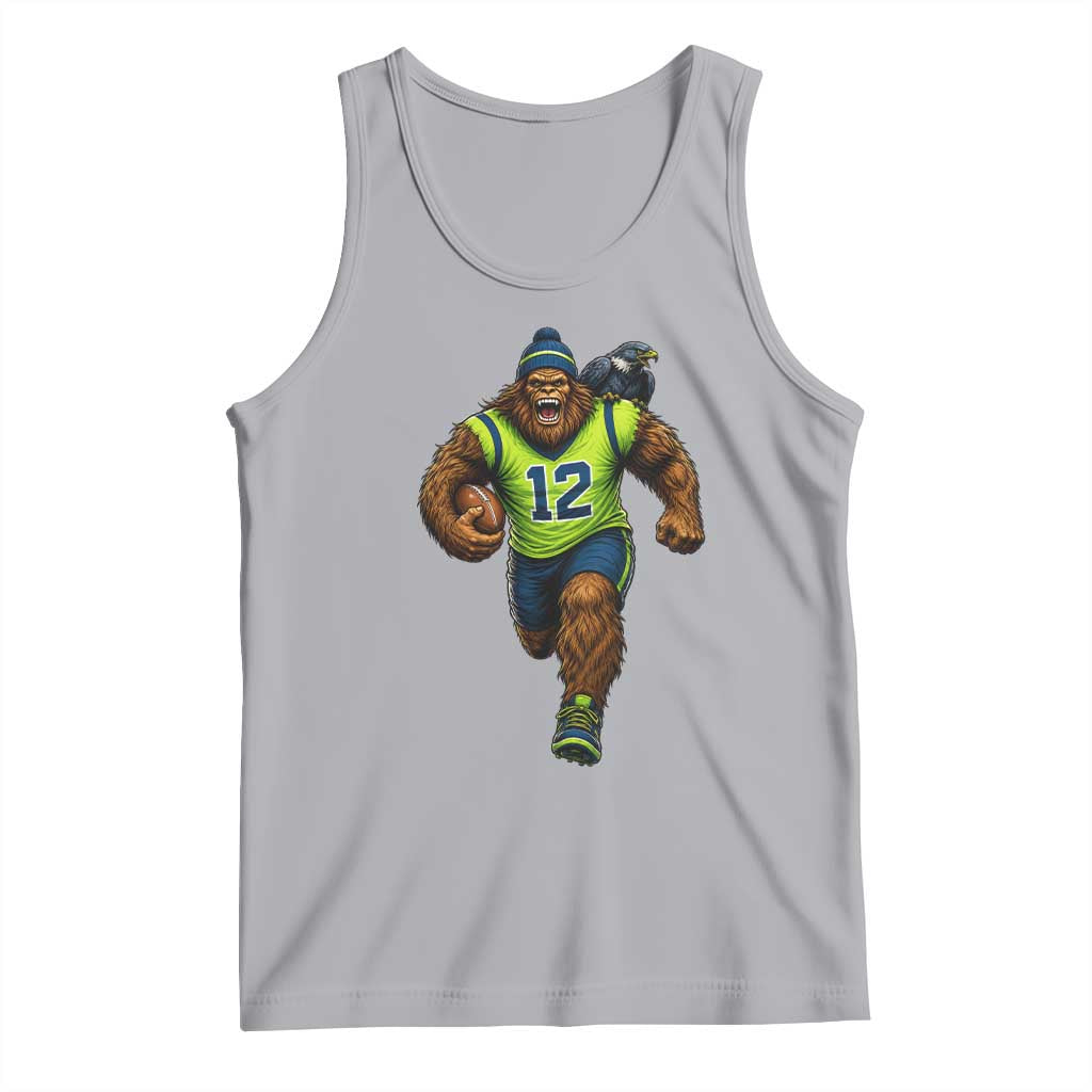SeaSquatch Football Fan Tank Top Bigfoot Seattle Sports Pride Graphic