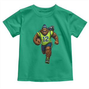 SeaSquatch Football Fan Toddler T Shirt Bigfoot Seattle Sports Pride Graphic