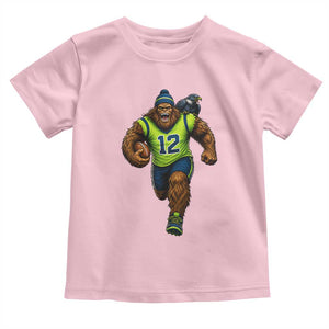 SeaSquatch Football Fan Toddler T Shirt Bigfoot Seattle Sports Pride Graphic
