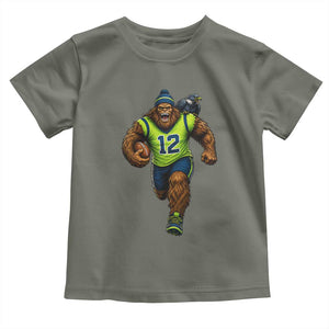 SeaSquatch Football Fan Toddler T Shirt Bigfoot Seattle Sports Pride Graphic