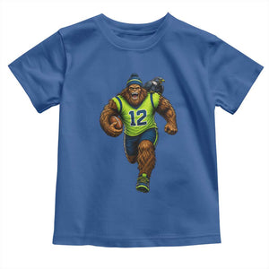 SeaSquatch Football Fan Toddler T Shirt Bigfoot Seattle Sports Pride Graphic