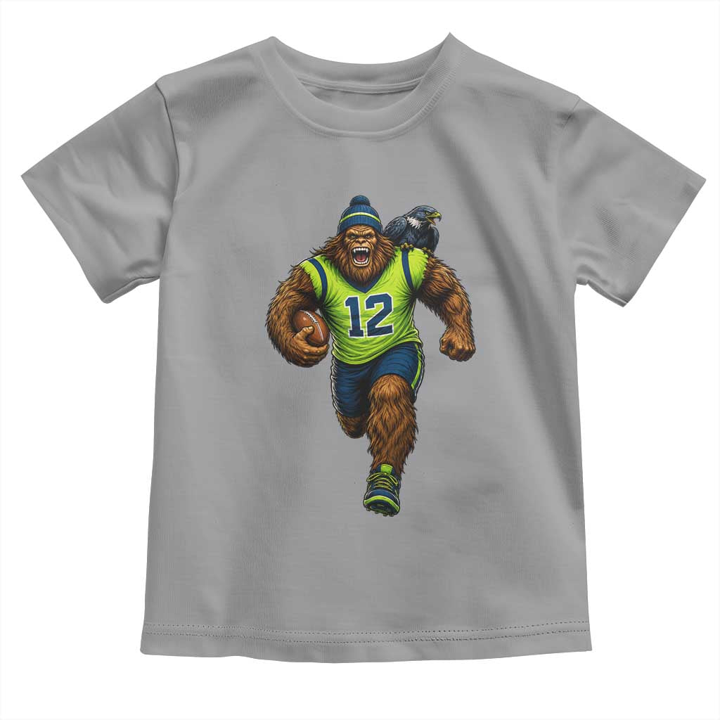 SeaSquatch Football Fan Toddler T Shirt Bigfoot Seattle Sports Pride Graphic