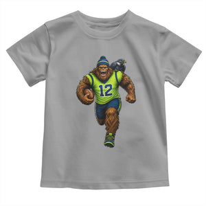 SeaSquatch Football Fan Toddler T Shirt Bigfoot Seattle Sports Pride Graphic