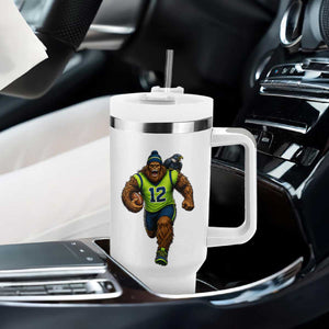 SeaSquatch Football Fan Tumbler With Handle Bigfoot Seattle Sports Pride Graphic