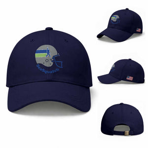 SeaSquatch Bigfoot Football Helmet Baseball Cap Seattle Sports Fan Pride