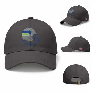 SeaSquatch Bigfoot Football Helmet Baseball Cap Seattle Sports Fan Pride
