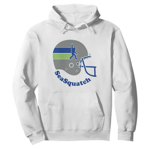 SeaSquatch Bigfoot Football Helmet Hoodie Seattle Sports Fan Pride