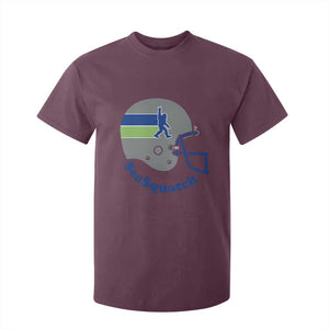 SeaSquatch Bigfoot Football Helmet T Shirt For Kid Seattle Sports Fan Pride