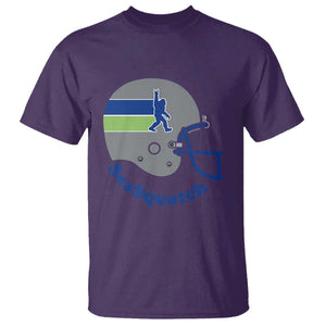 SeaSquatch Bigfoot Football Helmet T Shirt Seattle Sports Fan Pride