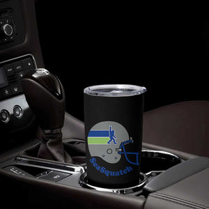 SeaSquatch Bigfoot Football Helmet Tumbler Cup Seattle Sports Fan Pride