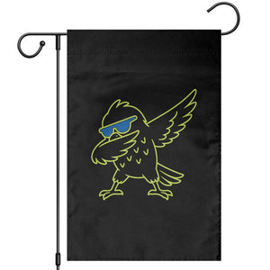 Funny Emerald City Seattle Bird Dabbing Garden Flag Pacific Northwest Sports Fan