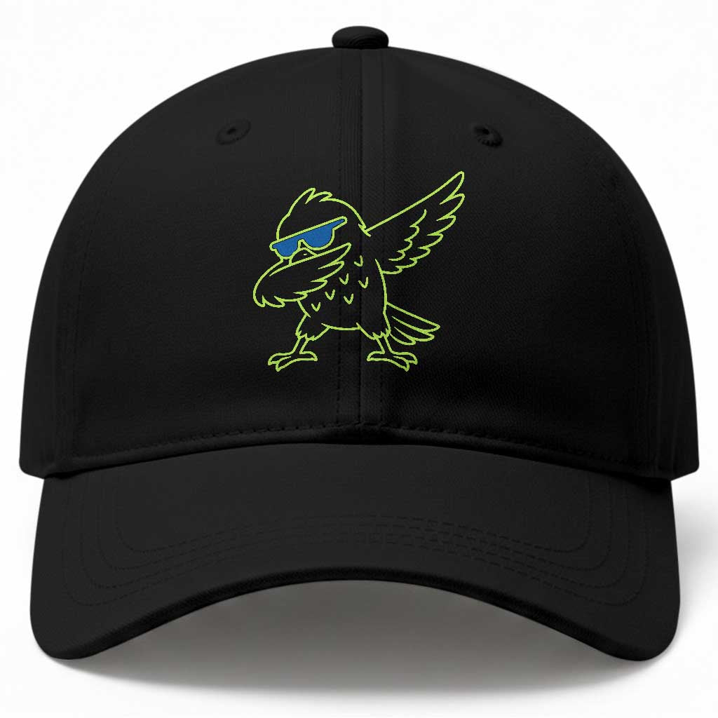 Funny Emerald City Seattle Bird Dabbing Baseball Cap Pacific Northwest Sports Fan TS12 Print Your Wear