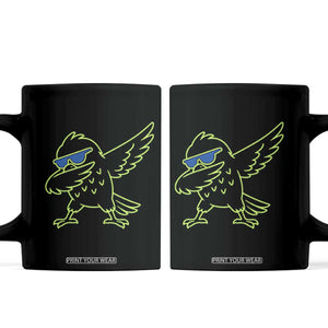 Funny Emerald City Seattle Bird Dabbing Coffee Mug Pacific Northwest Sports Fan