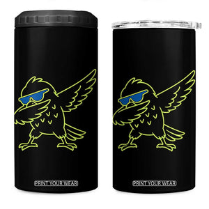 Funny Emerald City Seattle Bird Dabbing 4 in 1 Can Cooler Tumbler Pacific Northwest Sports Fan