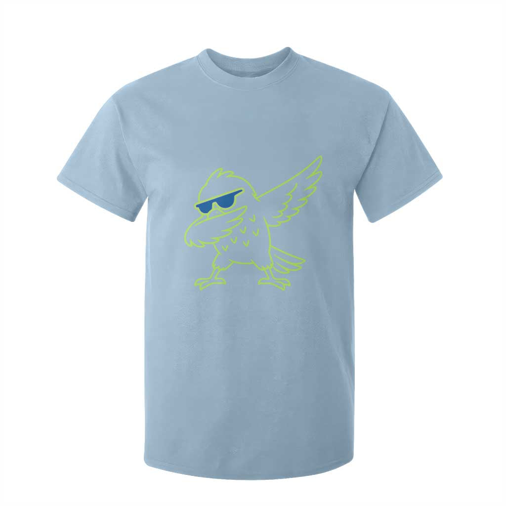 Funny Emerald City Seattle Bird Dabbing T Shirt For Kid Pacific Northwest Sports Fan