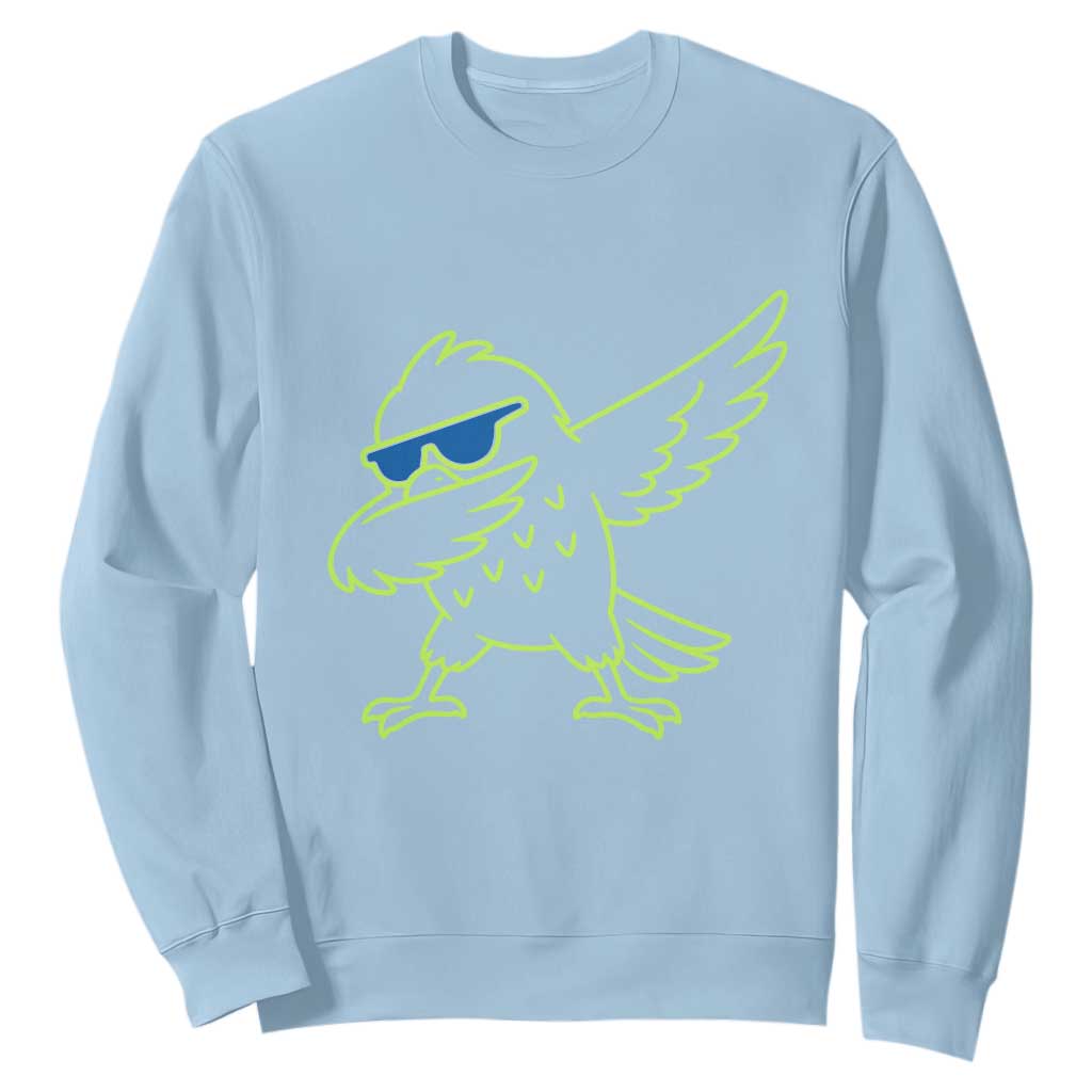 Funny Emerald City Seattle Bird Dabbing Sweatshirt Pacific Northwest Sports Fan