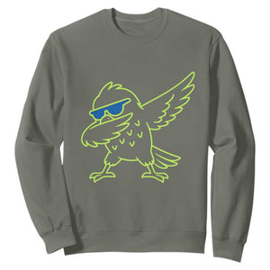 Funny Emerald City Seattle Bird Dabbing Sweatshirt Pacific Northwest Sports Fan