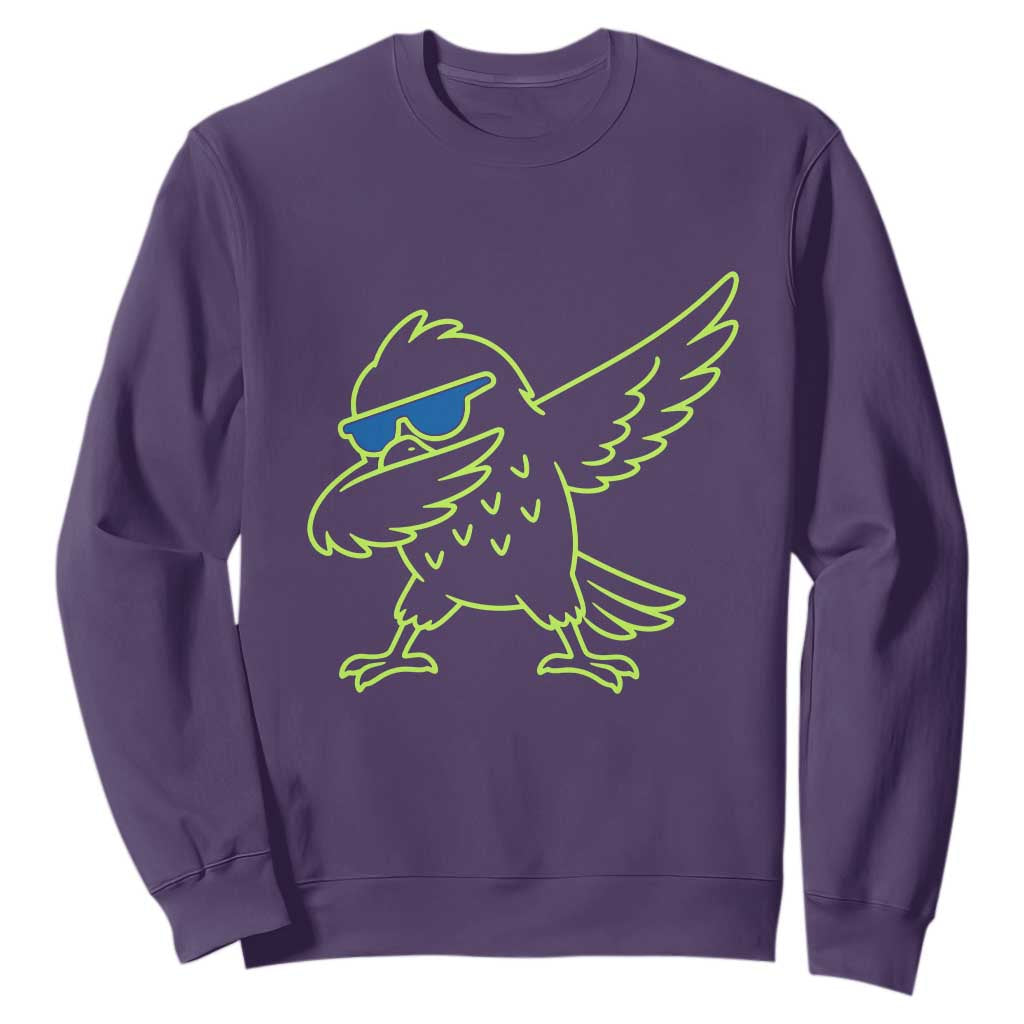Funny Emerald City Seattle Bird Dabbing Sweatshirt Pacific Northwest Sports Fan